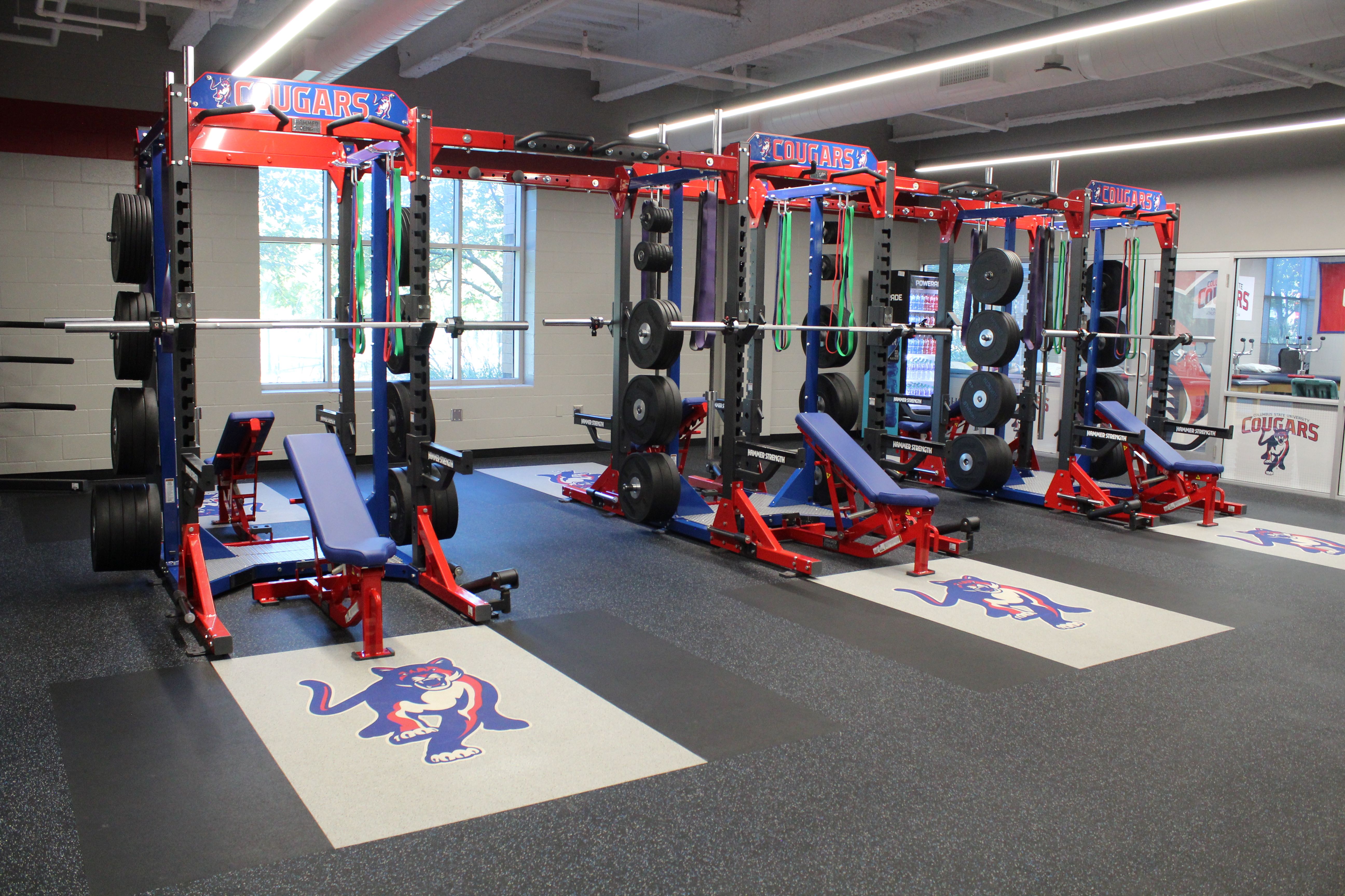 Weight sets in the Hughston Sports Performance Center
