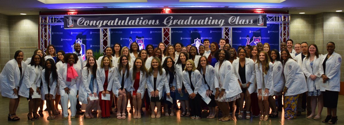 Group photo of the Spring 2024 nursing graduates