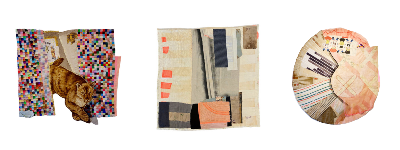 Examples of Coulter Fussell's quilted art