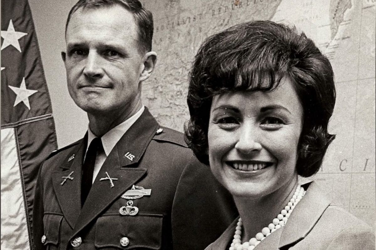 Vintage photo of Hal and Julia Moore