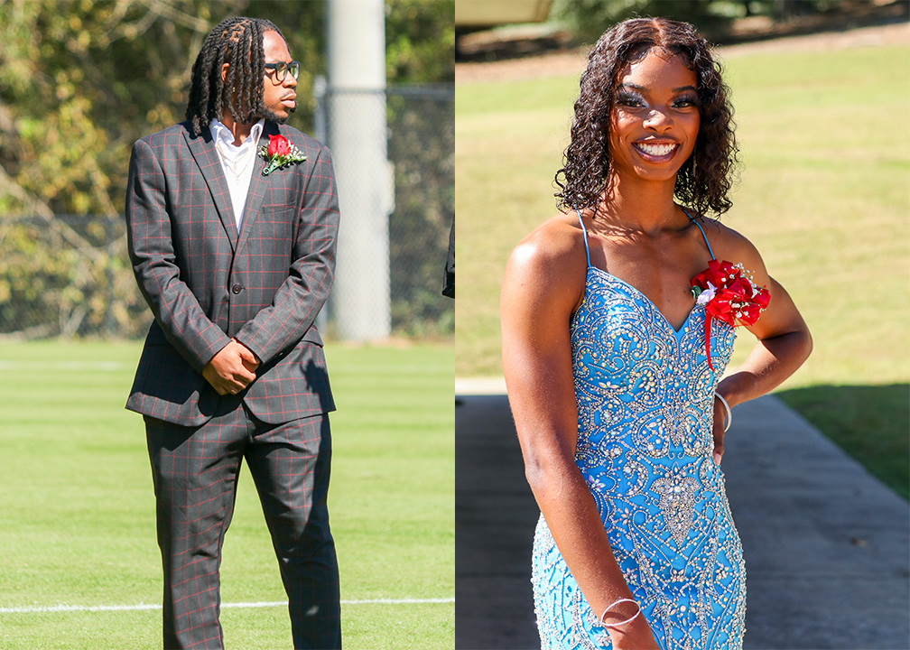 Donterrious Watts and Imani Arnold at the game.