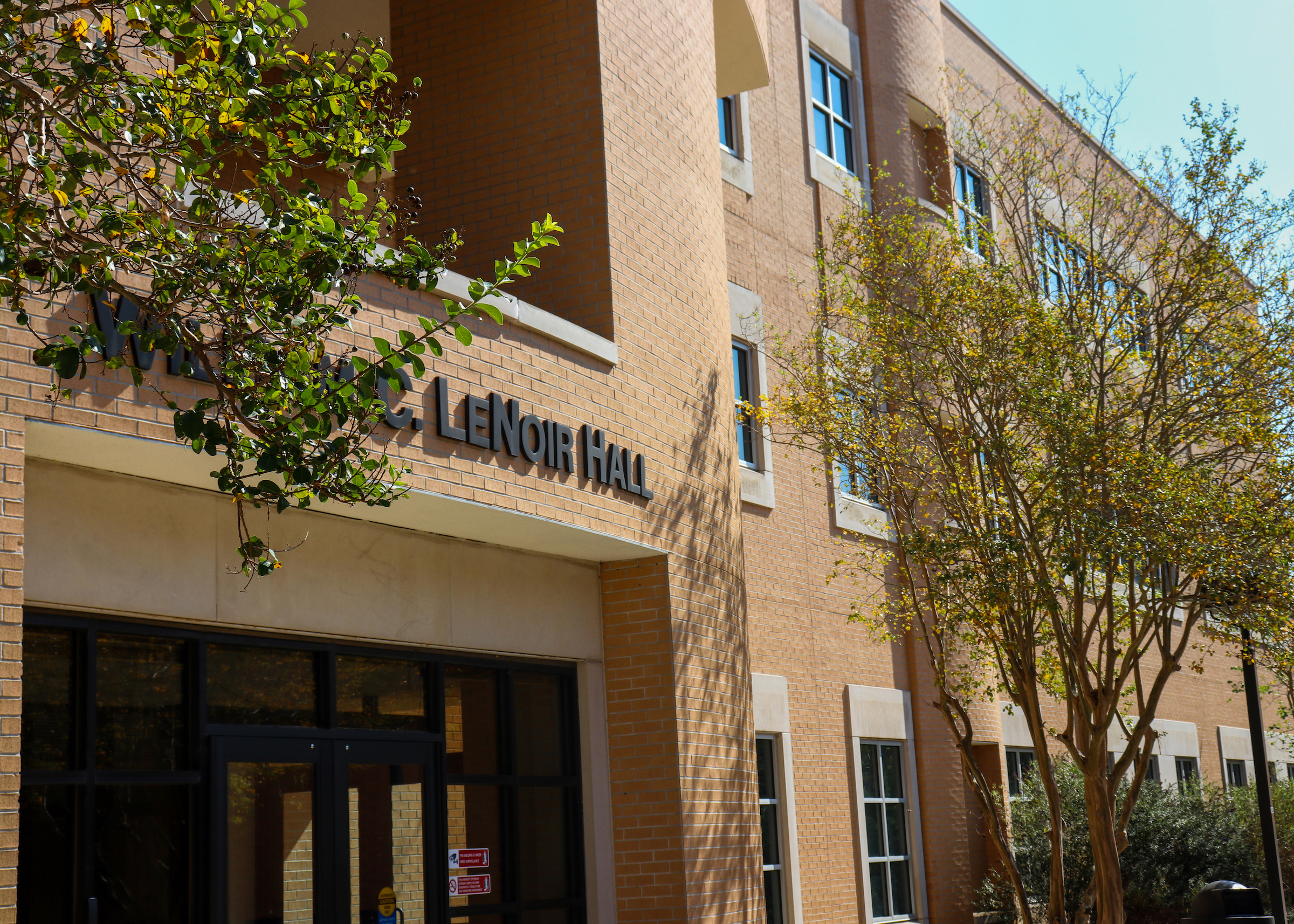 Building with signage that reads Lenoir Hall.